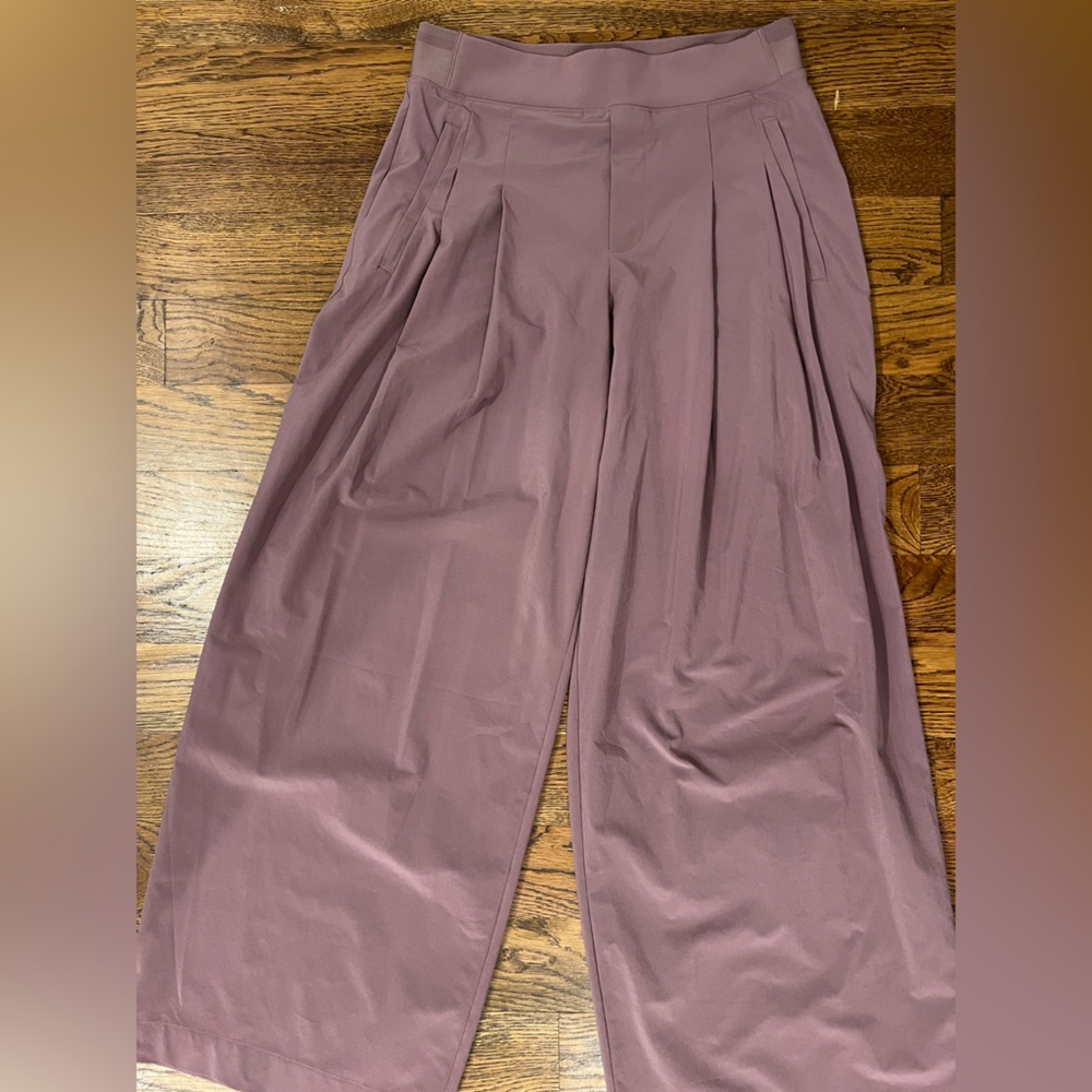 Athleta wide leg mauve Pants